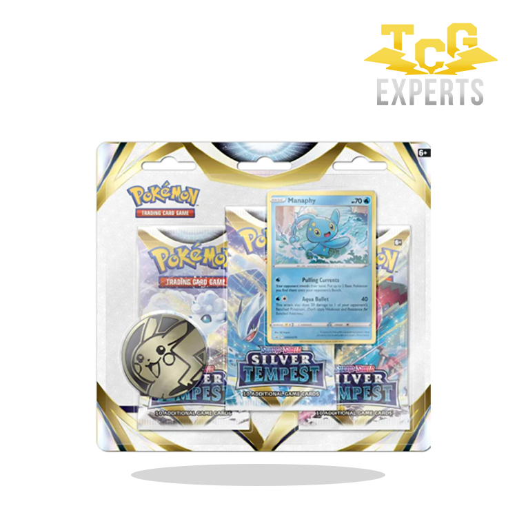 Pokémon - Silver Tempest 3-Pack Manaphy